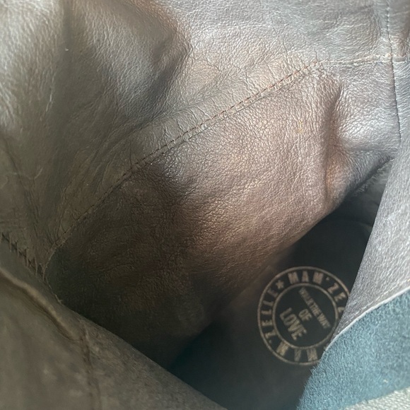 Mam’Zelle (Size 6) Tall Patterned Leather with Stitch Detail Knee High Boots - Picture 4 of 8